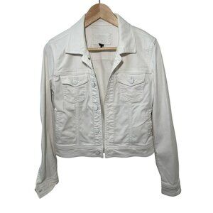 Tommy Bahama‎ Womens White Denim Jacket Sporty Size XS